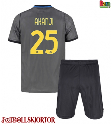 Inter Milan Manuel Akanji #25 Tredje Kläder Barn 2026-27 Kortärmad (+ Korta byxor)